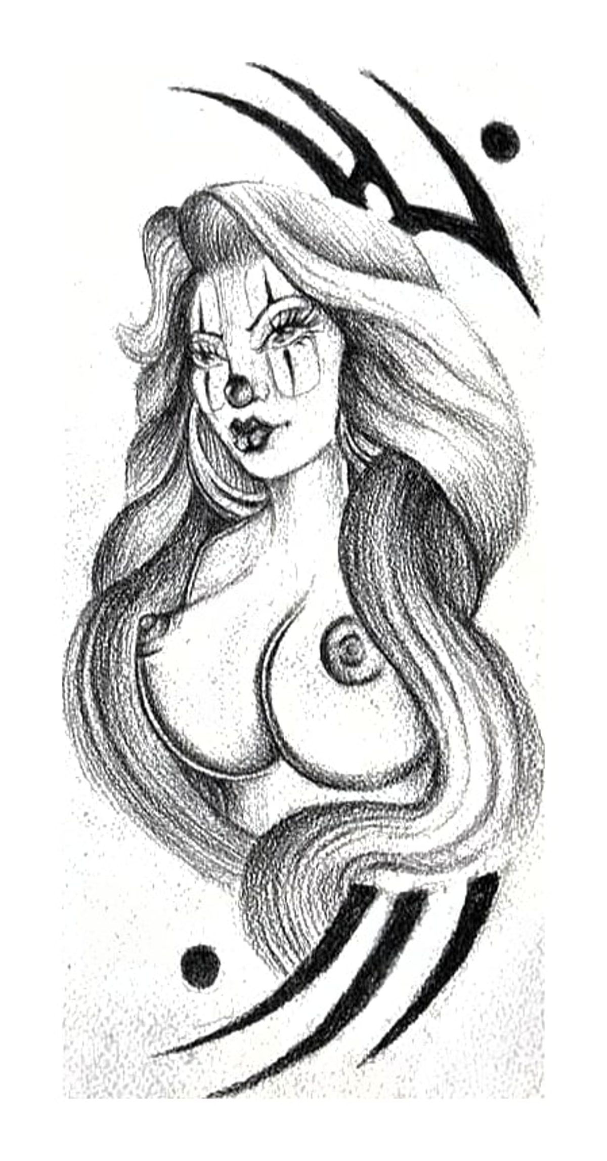 Mystical Clown Woman