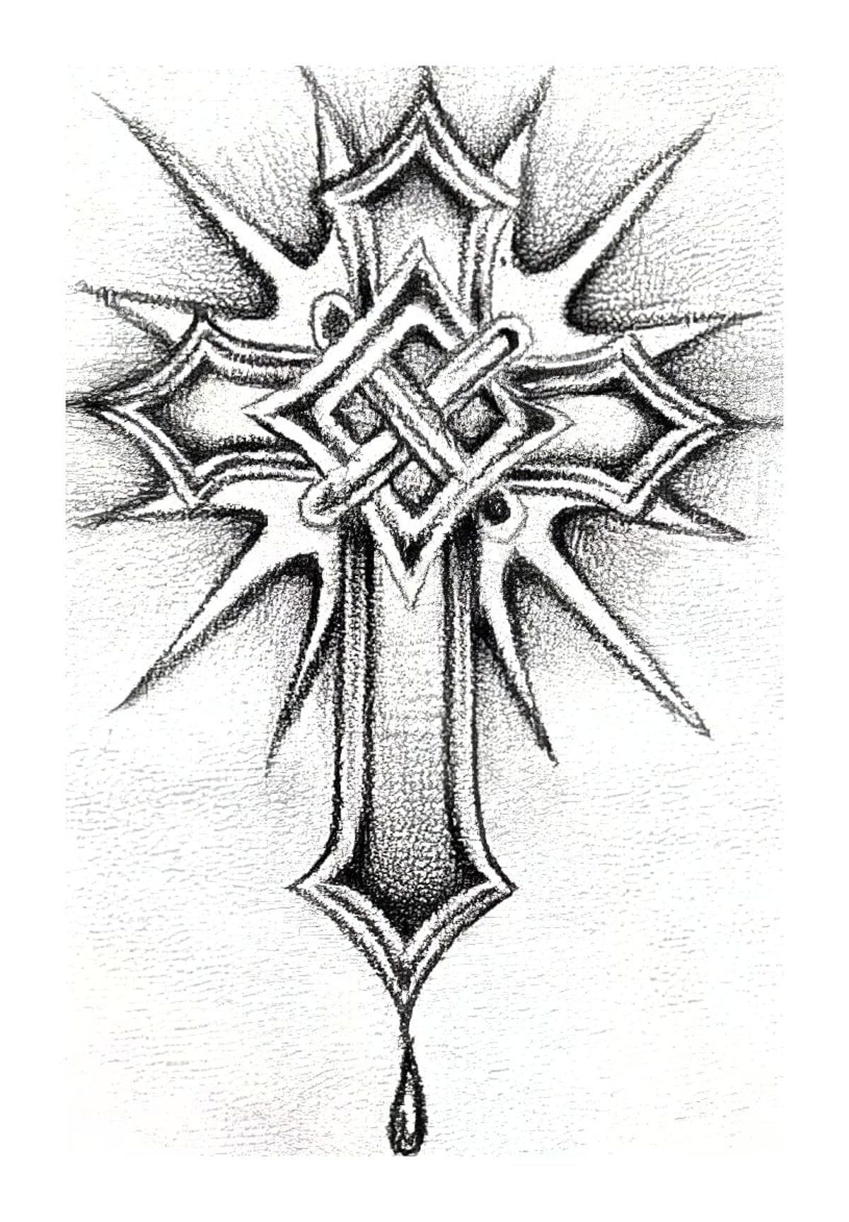 Intricate Celtic Cross