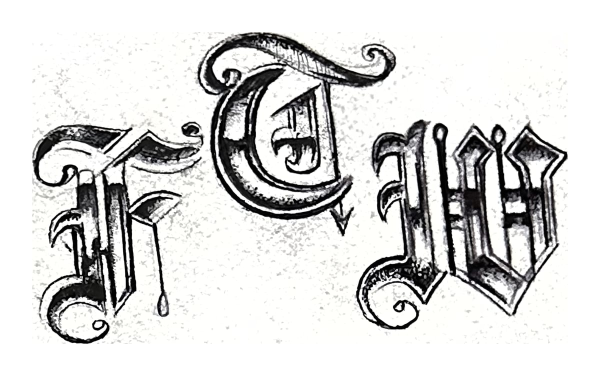 Gothic Lettering
