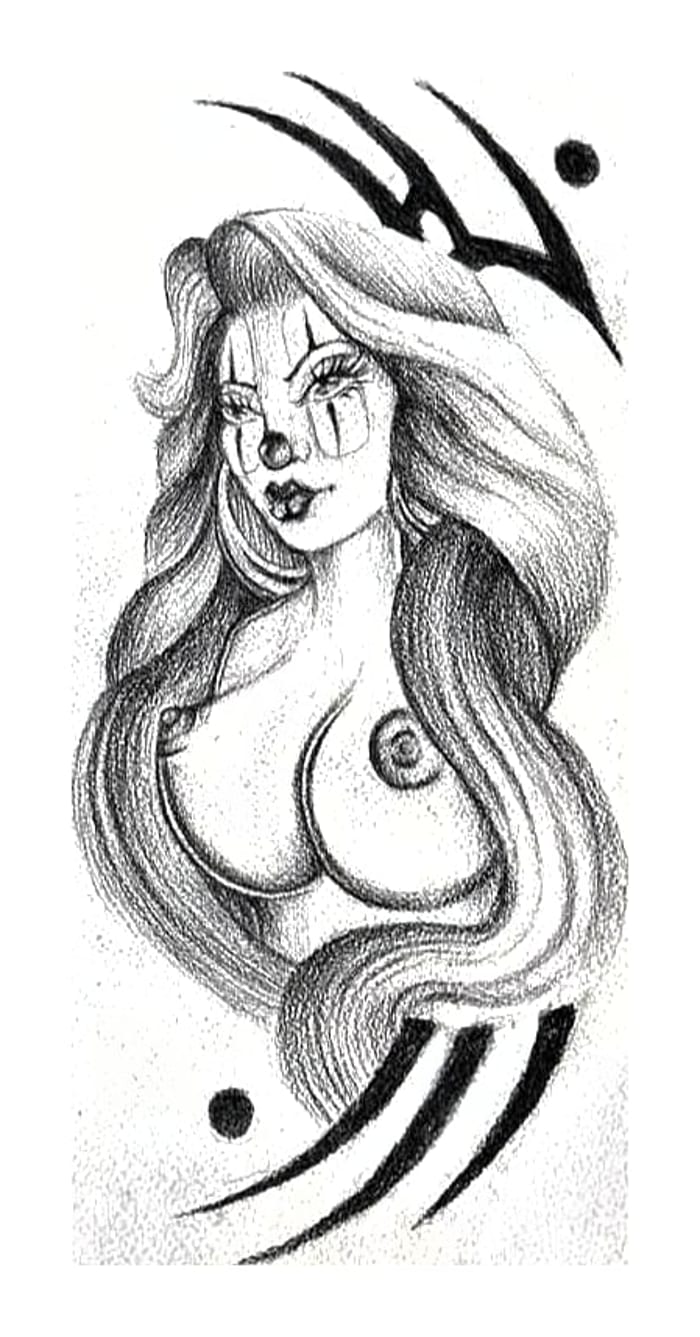 Mystical Clown Woman