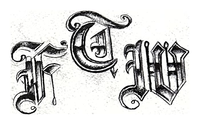 Gothic Lettering