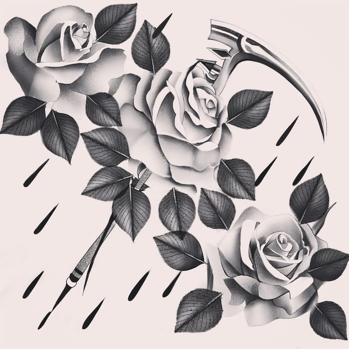 Digital tattoo art by Natasha Smith