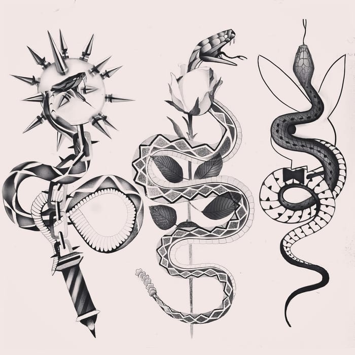 Digital tattoo art by Natasha Smith
