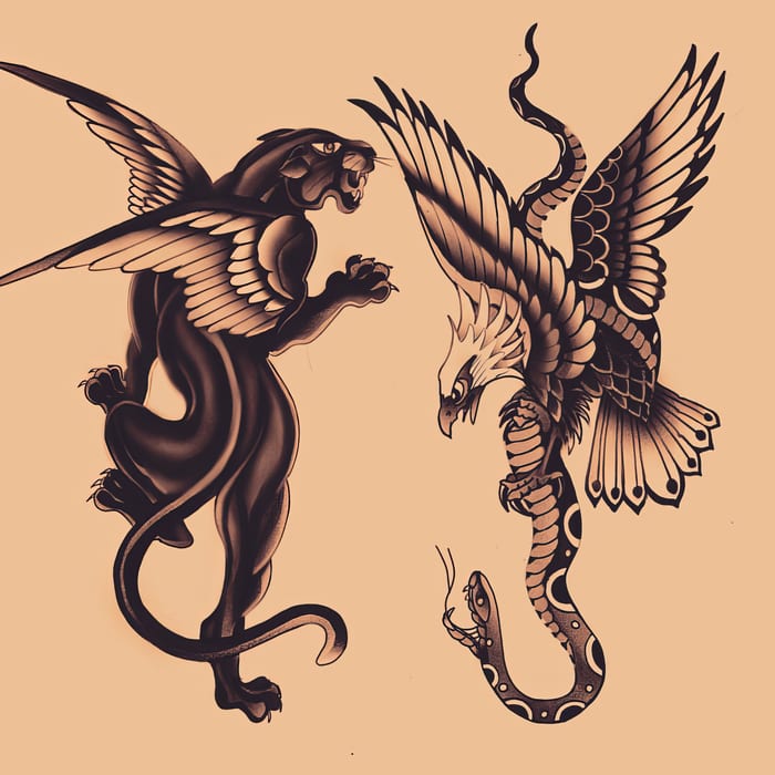Digital tattoo art by Natasha Smith