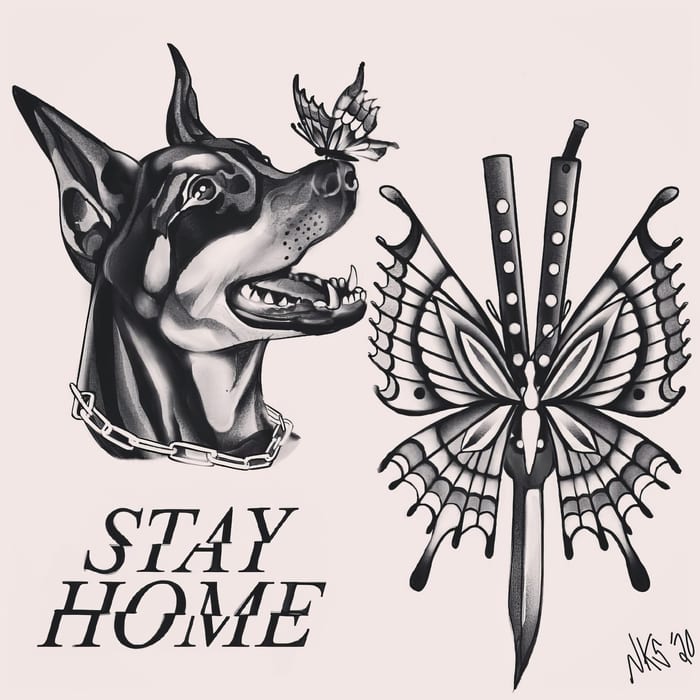 Digital tattoo art by Natasha Smith