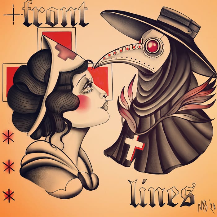 Digital tattoo art by Natasha Smith