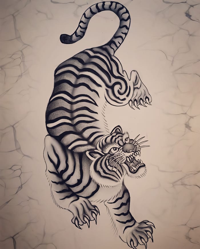 Digital tattoo art by Natasha Smith