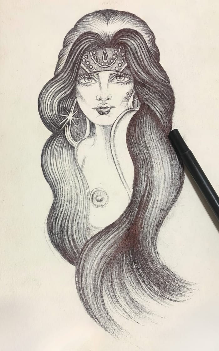 Drawing by Natasha Smith