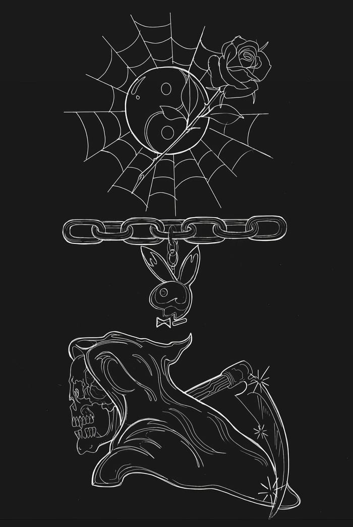 Tattoo linework by Natasha Smith